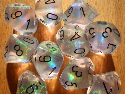 Ten cube decahedron play photo