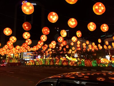 Night chinese moon photo