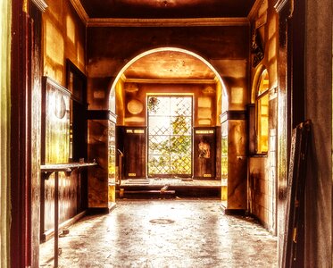 Arch architecture door