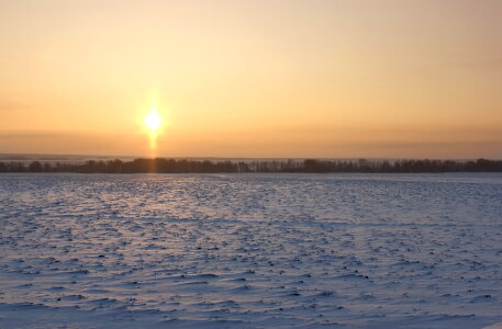 winter scene photo