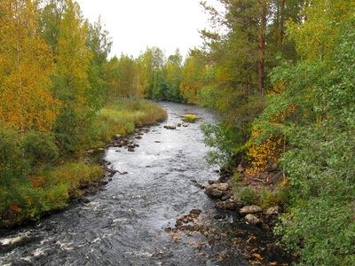 The river Keskijoki in Puolanka, Finland