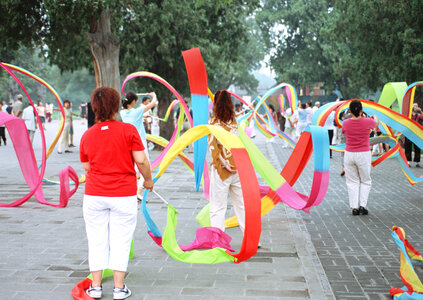 baixiang County held a traditional folk art photo