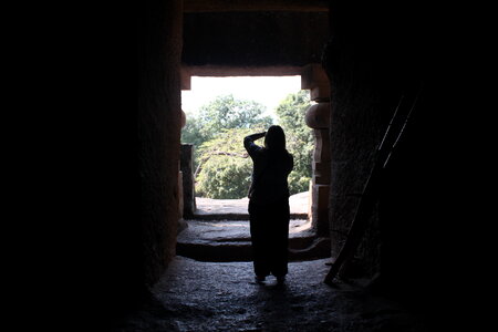 Silhouette Of Photographer