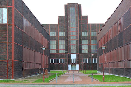 View onto Zeche Zollverein’s entrance photo