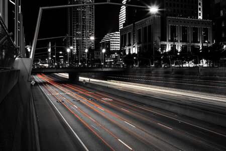 City highway lights photo