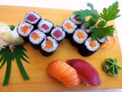 Sushi fish asia
