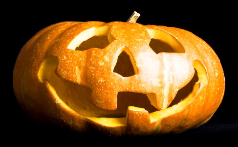 Carved Halloween Pumpkin photo