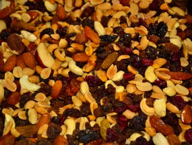 Brazil nuts almonds hazelnuts photo