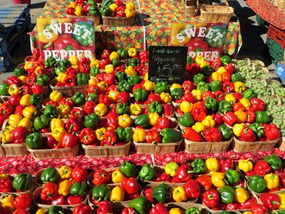 Paprika market red