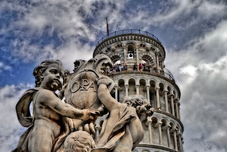 Leaning tower tuscany italy