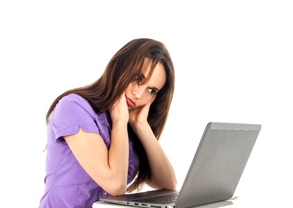 Fatigue office woman