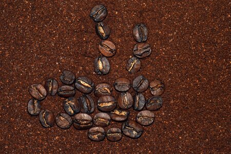 Brown caffeine coffee