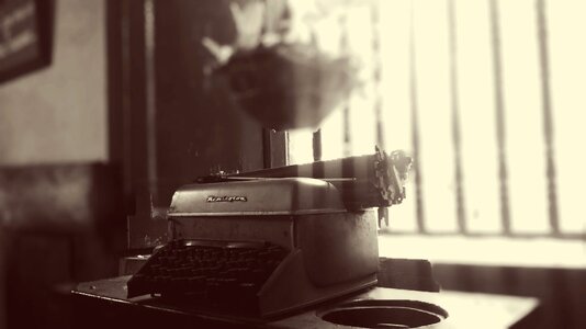 Remington Typewriter Desk photo