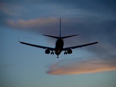Jet sky silhouette photo