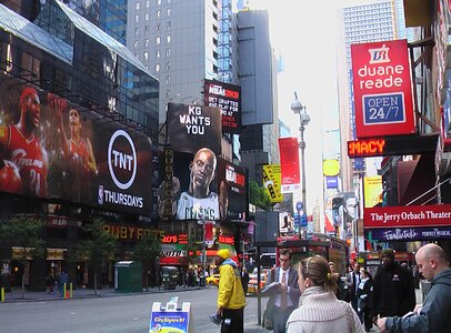 Nyc broadway time square photo