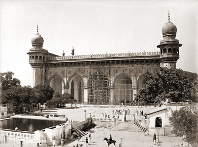 Mecca Masjid in Hyderabad, India photo