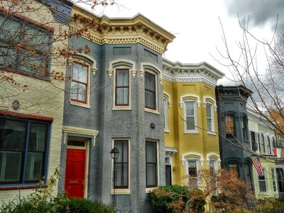 Buildings architecture colors