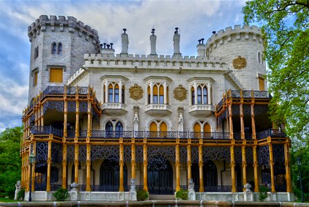 Castle architecture monument