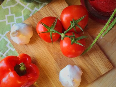 Bell pepper red veggies mediterranean