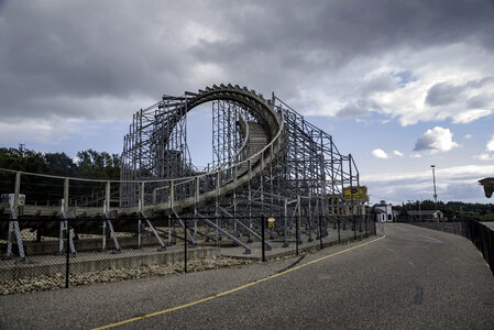 Roller Coaster Loop at Mount Olympus in Wisconsin Dells