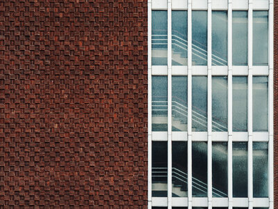 Brown Building Facade with Windows