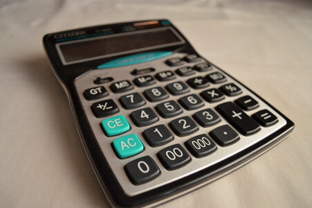 Calculator photo