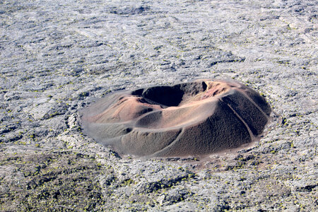 Volcano Crater in the landscape photo