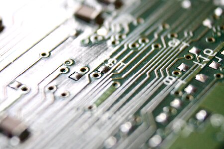 Circuit circuit board component photo