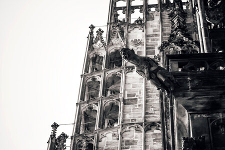 Gargoyle On St. Vitus Cathedral. Prague, Czech Republic photo