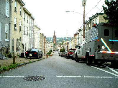 Manayunk and streets in Philadelphia, Pennsylvania photo