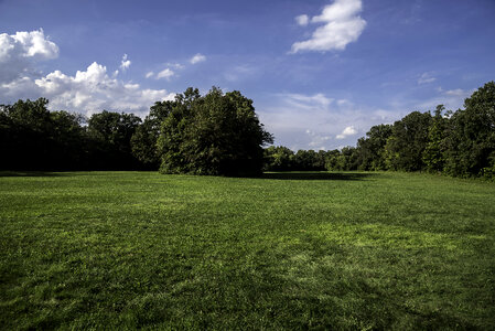 Meadow and landscape at Cayuhoga Valley National Park, Ohio