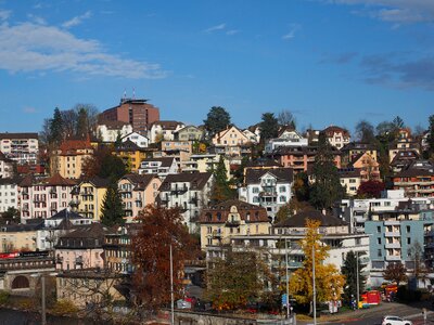 Cityscape houses building photo