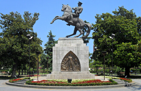 Statue of Atatürk in Samsun, Turkey photo