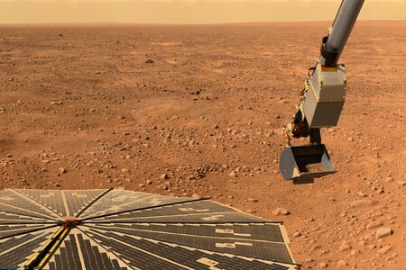 Surface mars rover space probe photo