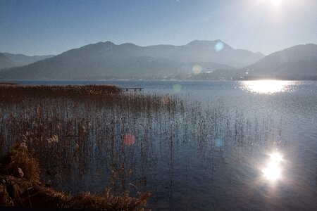 Bank sky water photo