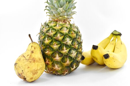 Banana pear pineapple photo