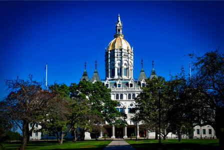 Full View of the Connecticut State Capital in Hartford photo