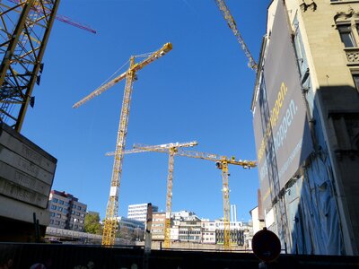 Work construction work baukran