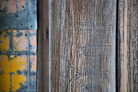 Brush colorful concrete