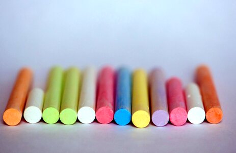Beautiful Photo chalk colorful