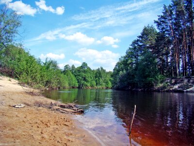 River in Nizhny Novgorod Oblast Russia photo