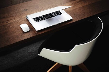 Chair computer desk photo