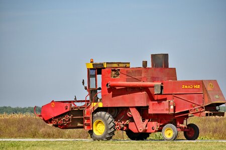 Combine vehicle agriculture photo