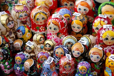 Doll moscow russia photo