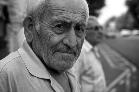 Grandfather elderly portrait