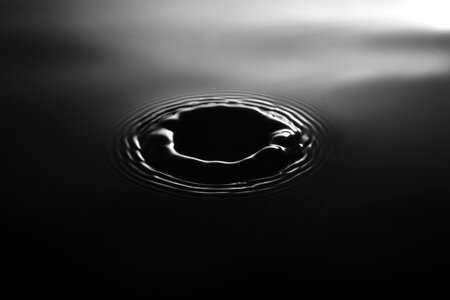 Drop Creating a ripple photo