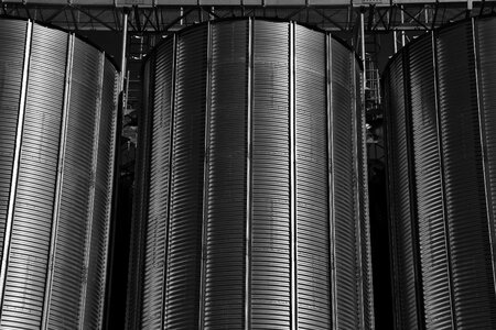Black And White factory industrial photo