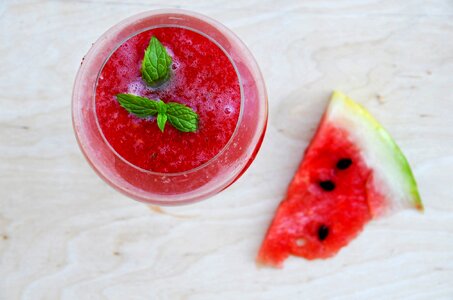 Juice fruit cocktail photo