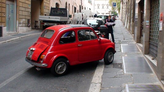 Car red little photo