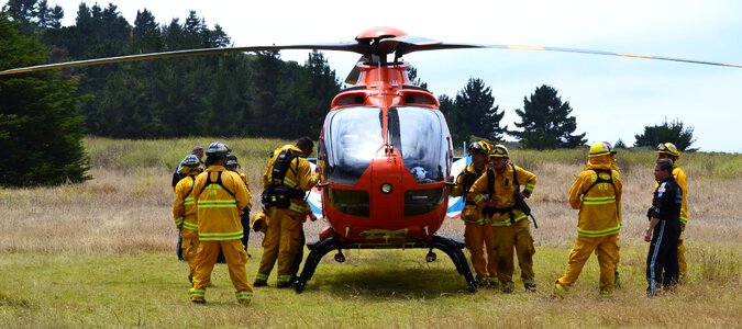 Emergency medical aircraft